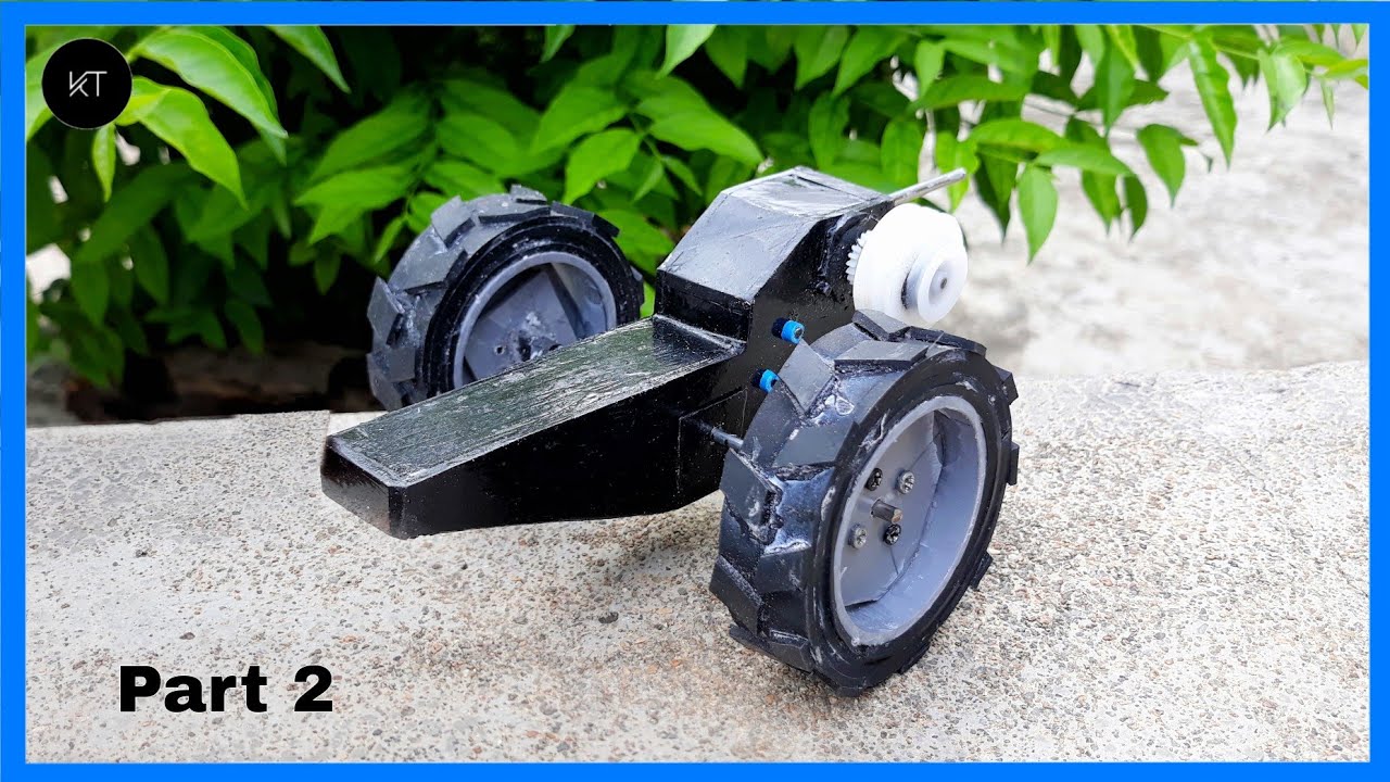 Cách Làm Xe Công Nông 2 Cầu Mini - Chế Bánh Xe Công Nông - Part 2