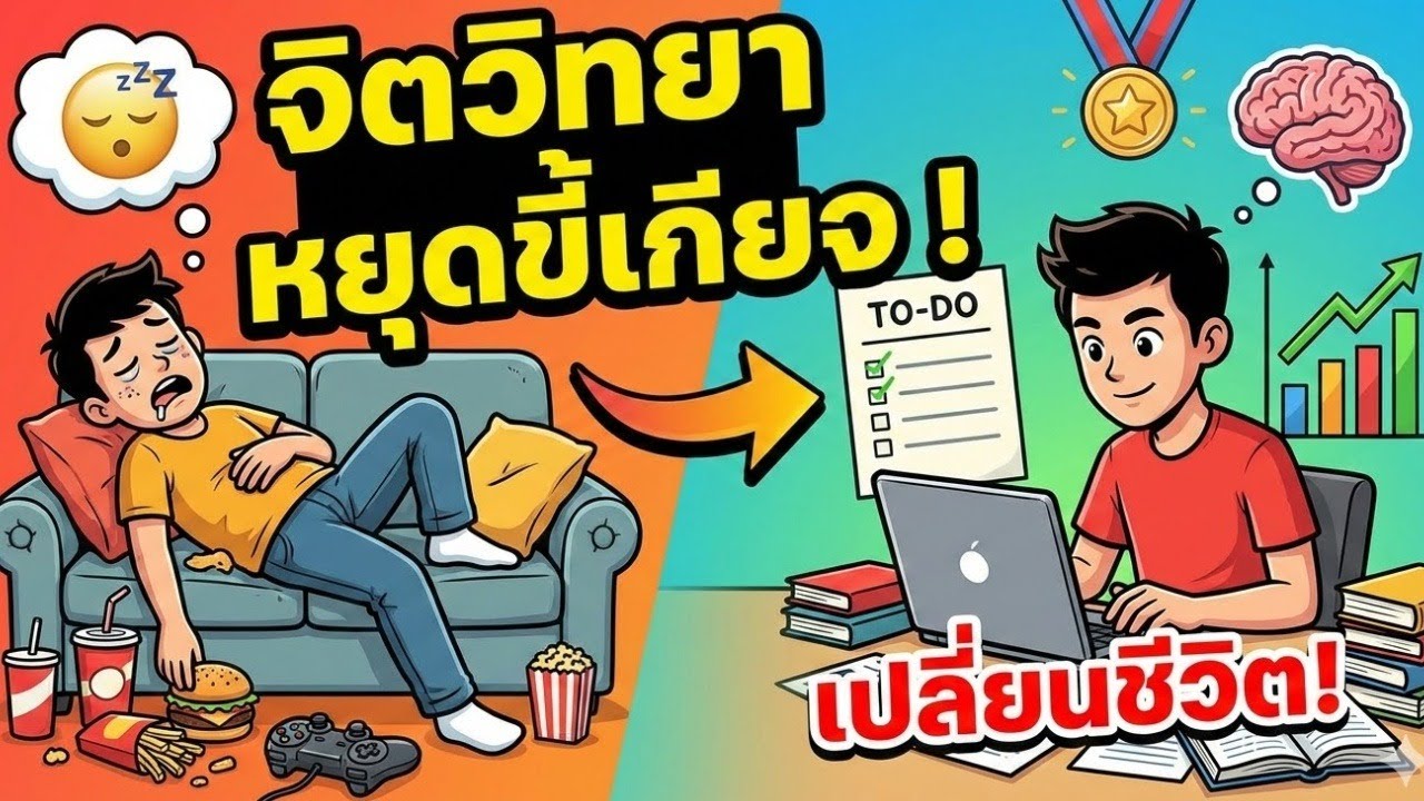 เจาะลึกจิตวิทยาแห่งวินัย: เคล็ดลับเลิกขี้เกียจ เปลี่ยนชีวิตสู่ความสำเร็จ