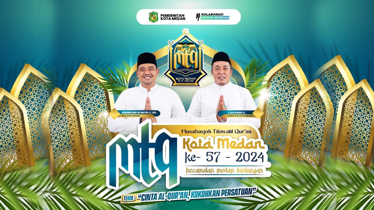MTQ Ke -57 Kota Medan 2024  - Babak Penyisihan Tilawah Remaja - Hari ke- 4