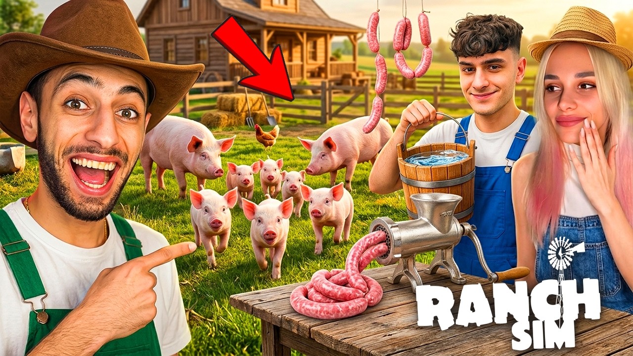 🔴 LIVE | Սկսում ենք կալբասի բիզնեսը 🐷🌭 | Ranch Simulator #4
