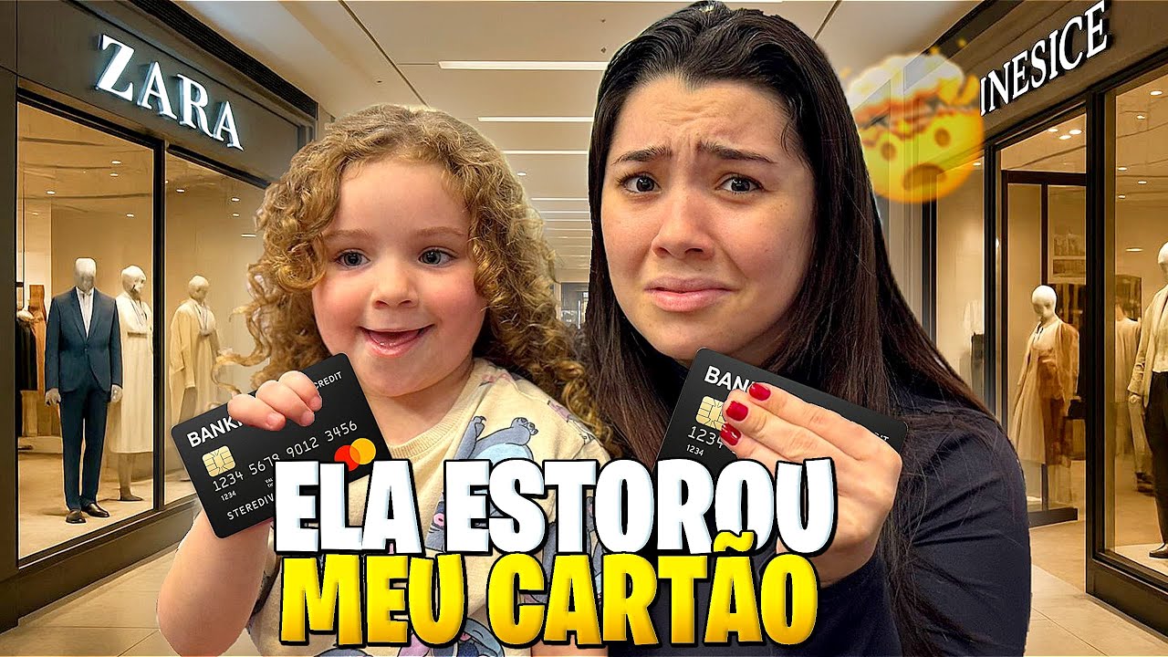 DEI MEU CARTÃO PARA A DIVA GASTAR | me arrependi