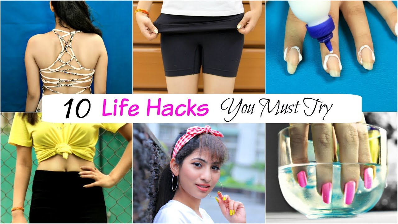 10 Life & Beauty HACKS Every Girl MUST Try - College & School Girls | Anaysa