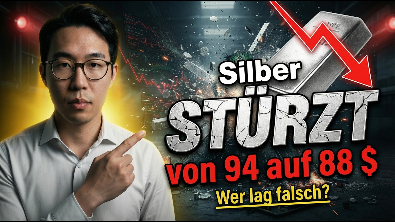 Silber STÜRZT von 94 auf 88 $ – Wer lag falsch?