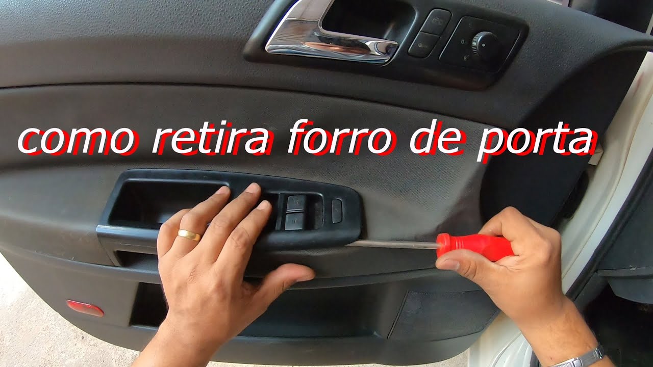 COMO TIRAR FORRO DE PORTA DO POLO