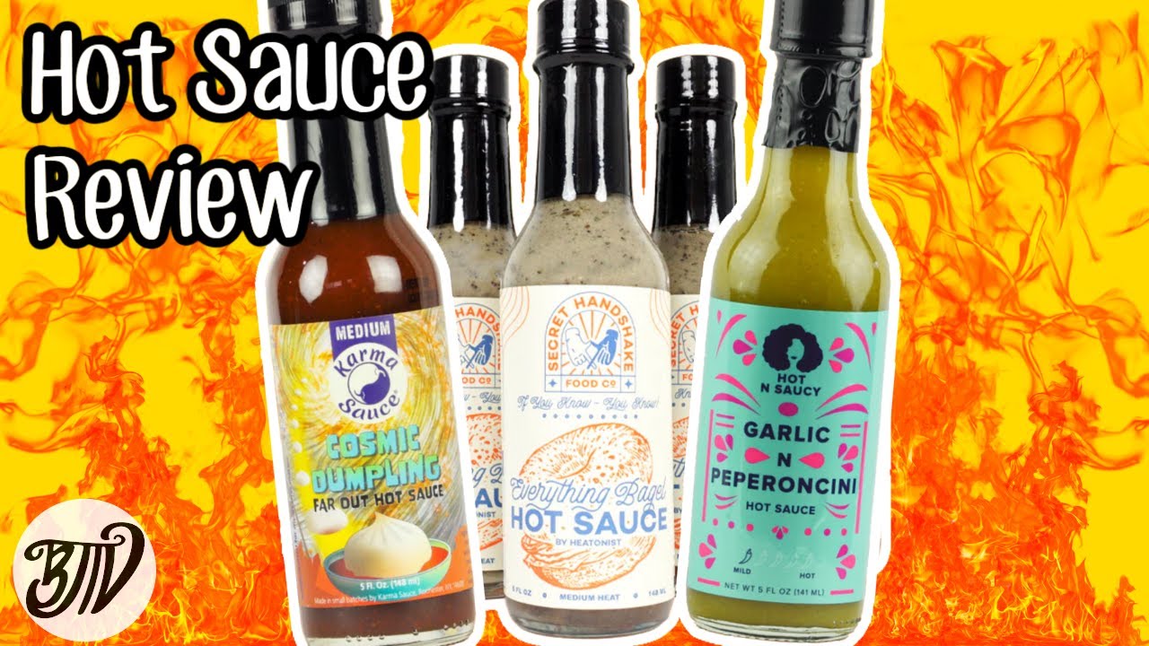 Everything Bagel + Garlic Peperoncini + Cosmic Dumpling || Hot Sauce Review