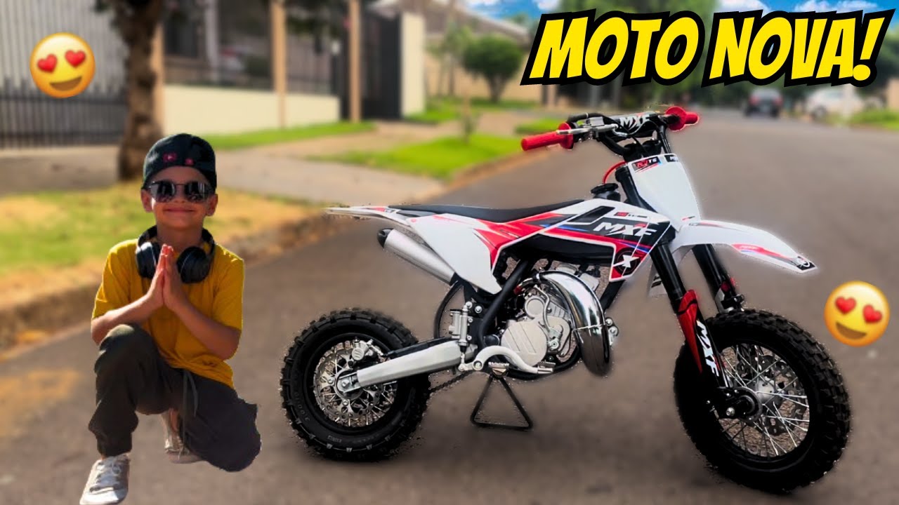 SURPRESAAA!! ESSA É A MINHA NOVA MINI MOTO * MXF 50TS*