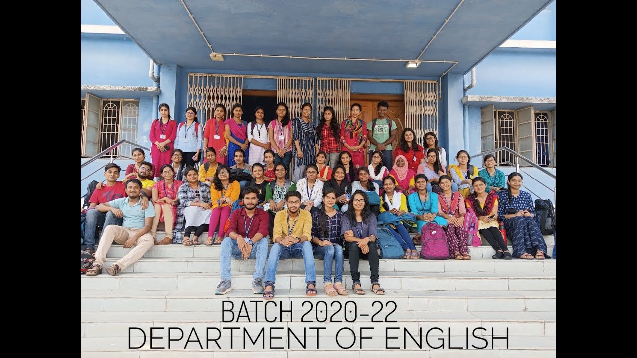 Memories AV of 2020-2022 batch, Eng Dept, Bankura Uni