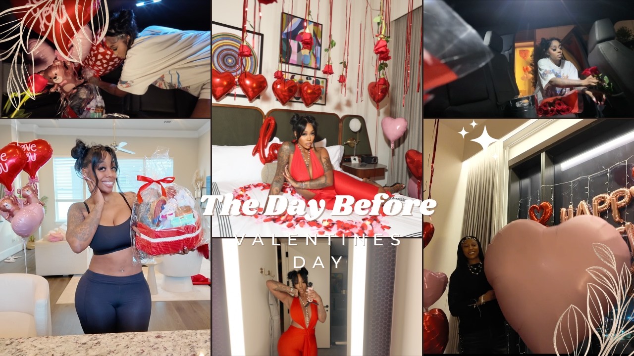 I WENT ALL OUT TO MAKE HER FEEL SPECIAL FOR VALENTINES DAY + DATE NIGHT (NIGHT 1) !!!