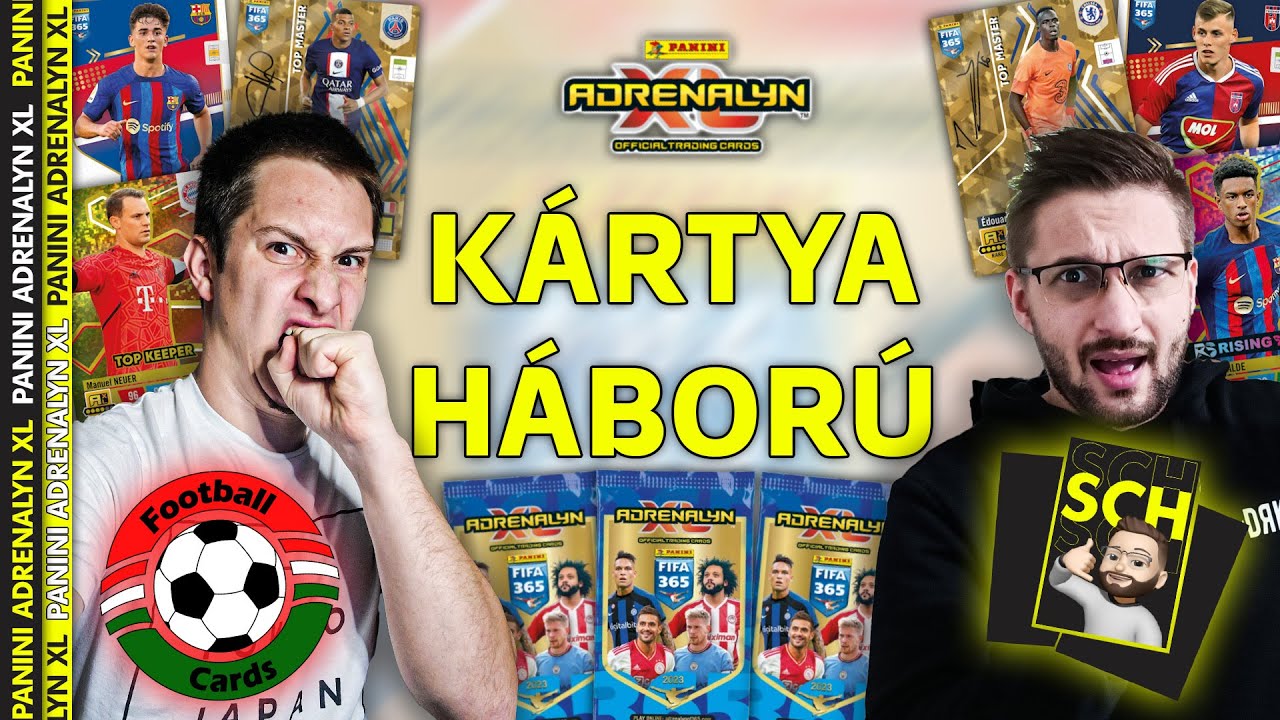 KÁRTYA HÁBORÚ! I FCH vs SCH! I Panini Adrenalyn XL FIFA 365 2023