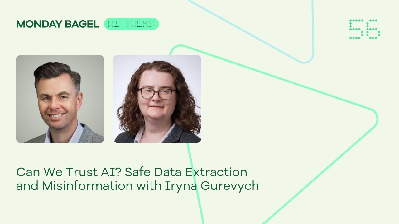 Can we trust AI? Safe data extraction and misinformation with Iryna Gurevych