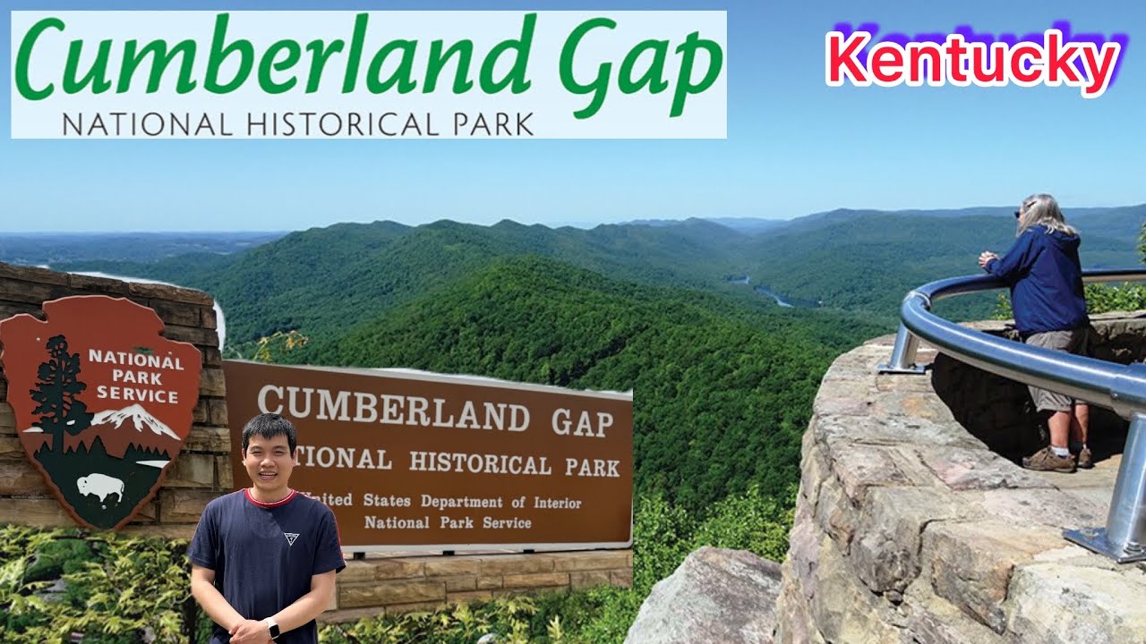 Du lịch Kentucky, USA-Công viên lịch sử quốc gia Cumberland Gap-đài quan sát Pinnacle Overlook