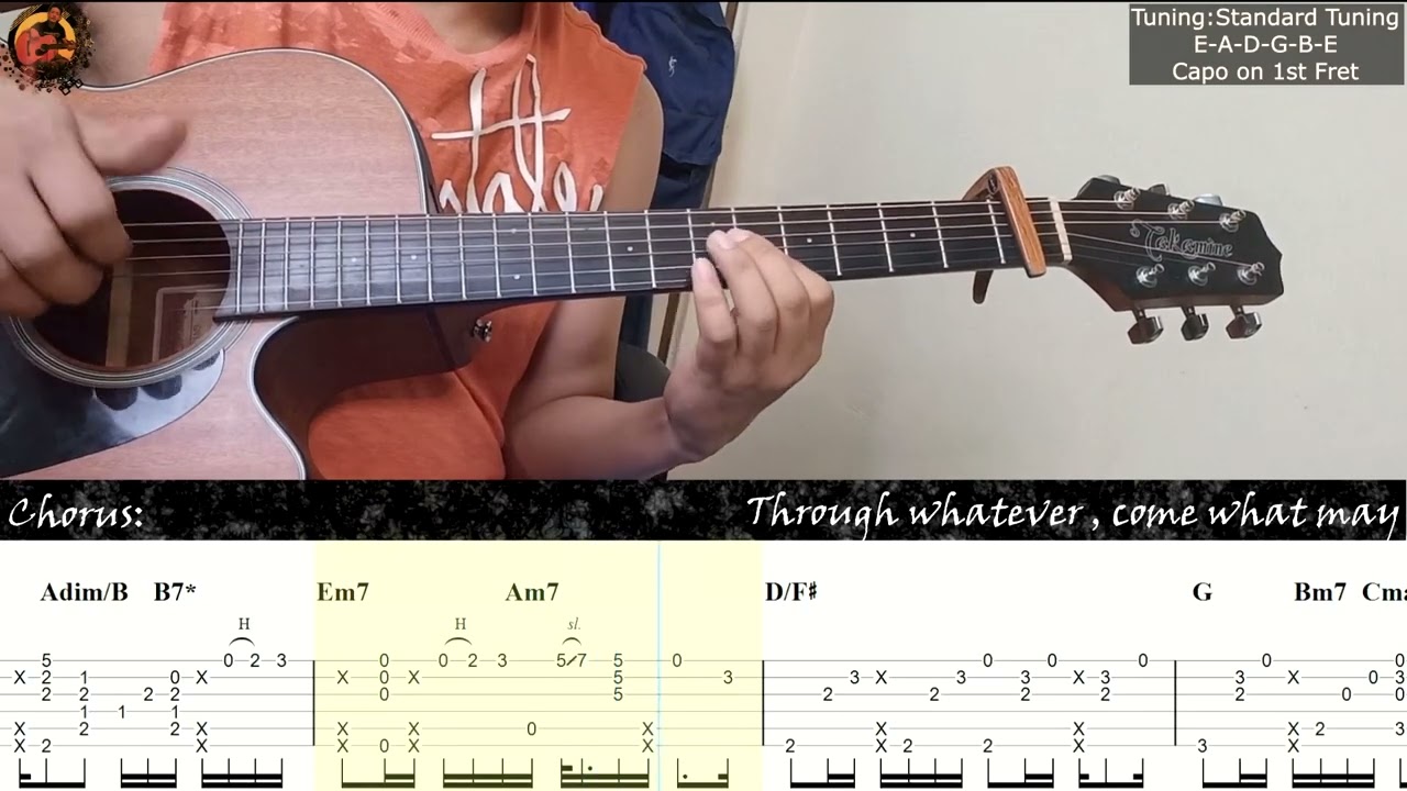 TOP 5 Guitar Fingerstyle Love songs you should know (Tabs on Screen)