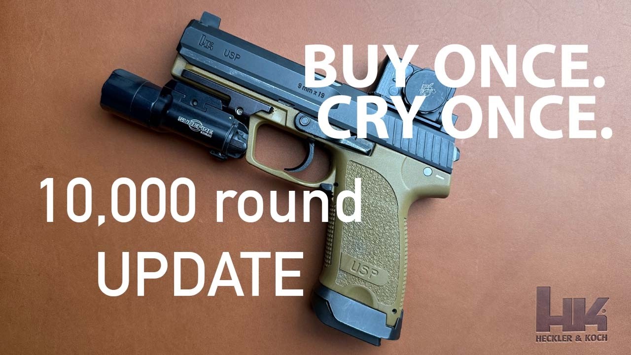 Обновление по H&K USP 9мм после 10 000 выстрелов с системой Wright Armory iDot: Скупой платит два...