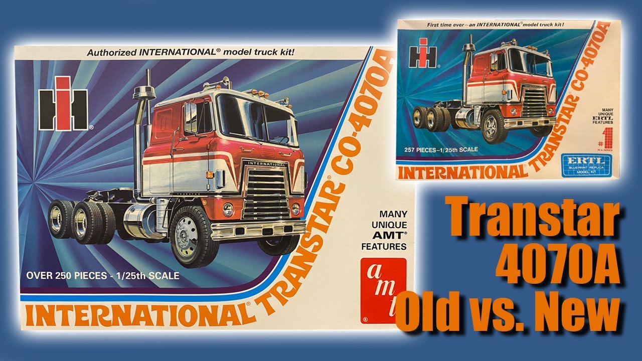 Комплект AMT International Transtar 4070A в сравнении со старым комплектом Ertl