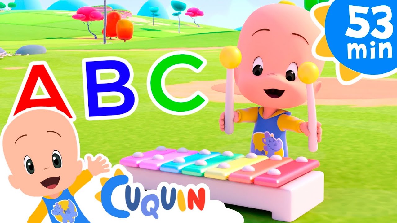 La canción del ABC y más canciones infantiles con Cleo y Cuquín | Familia Telerin