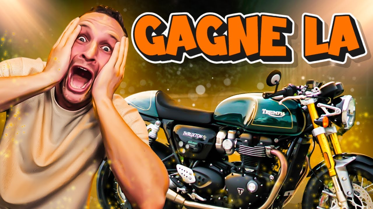 On te fait Gagner une Triumph Thruxton 1200 FE 2024