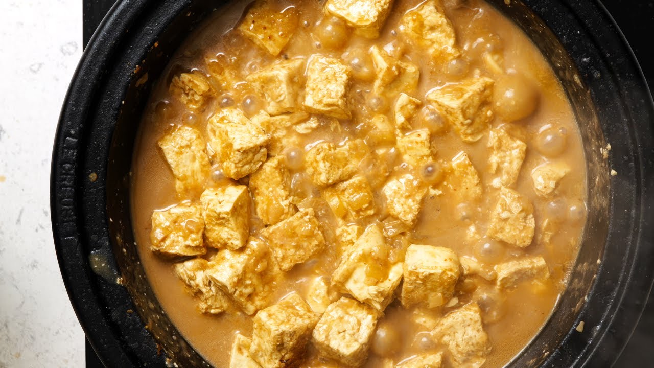 Peanut Butter Braised Tofu