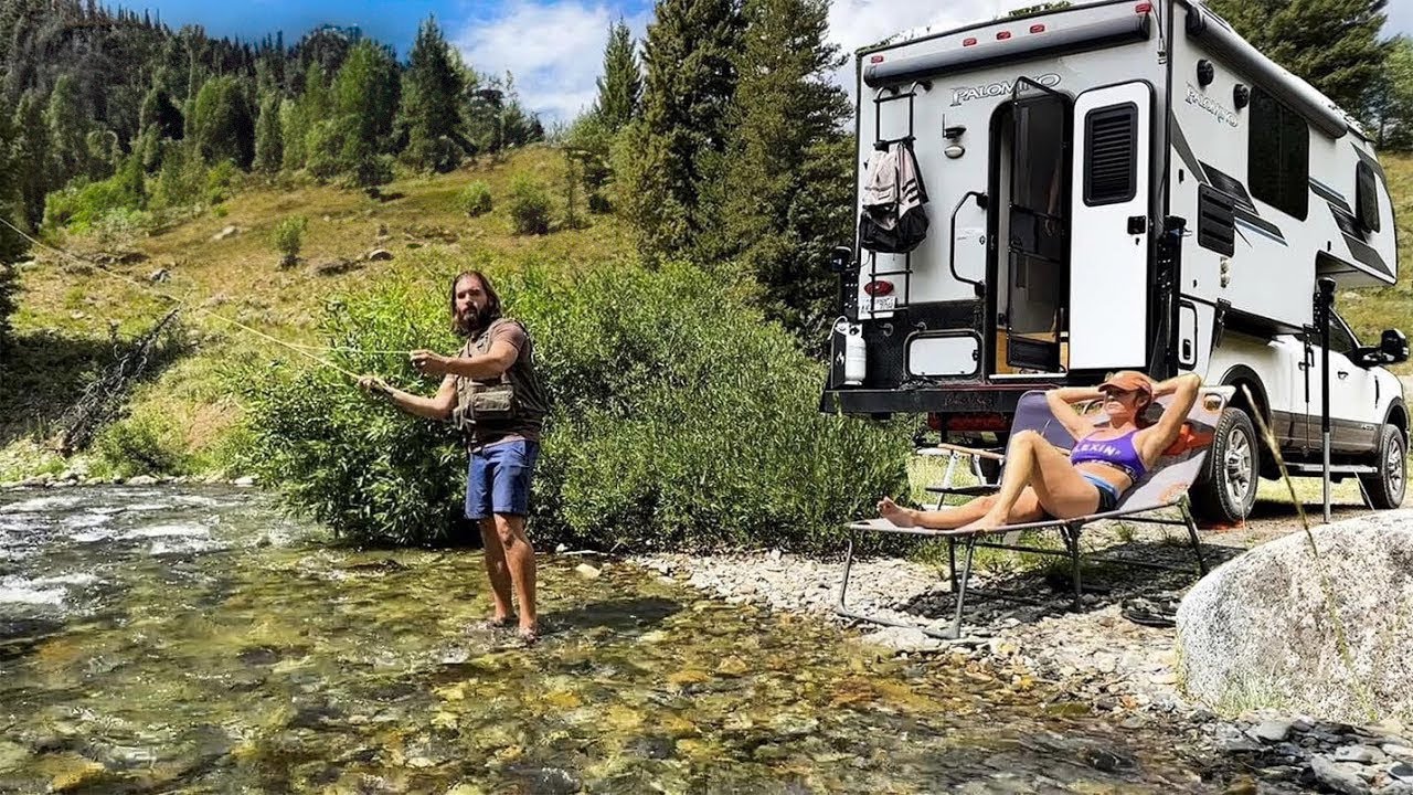 Camping in the Remote Sawtooth Mountains of Idaho