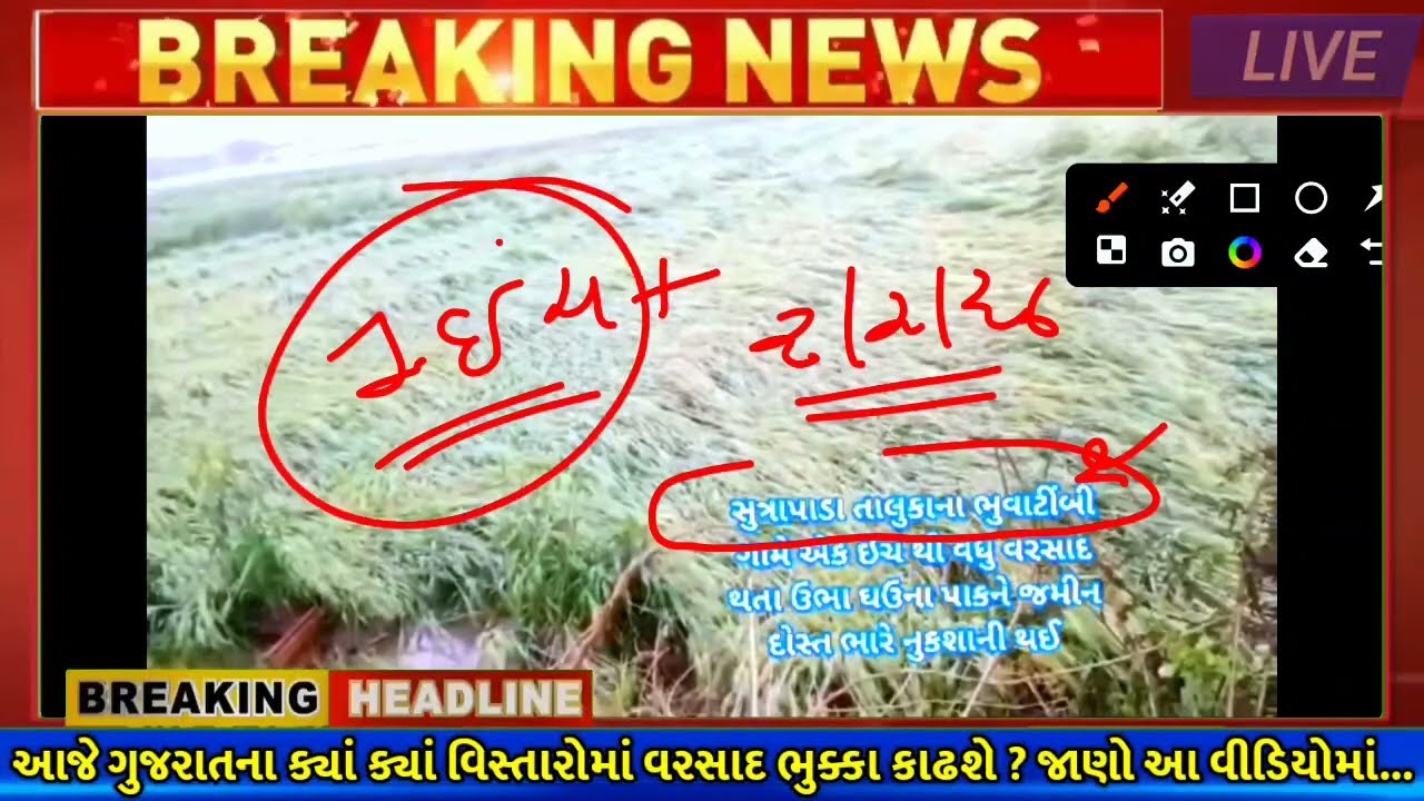 ભારે વરસાદની આગાહી 🔴 Live: ગાજવીજ સાથે વરસાદ, Heavy Rain Forecast in Gujarat in 24 Hours, Weather Tv