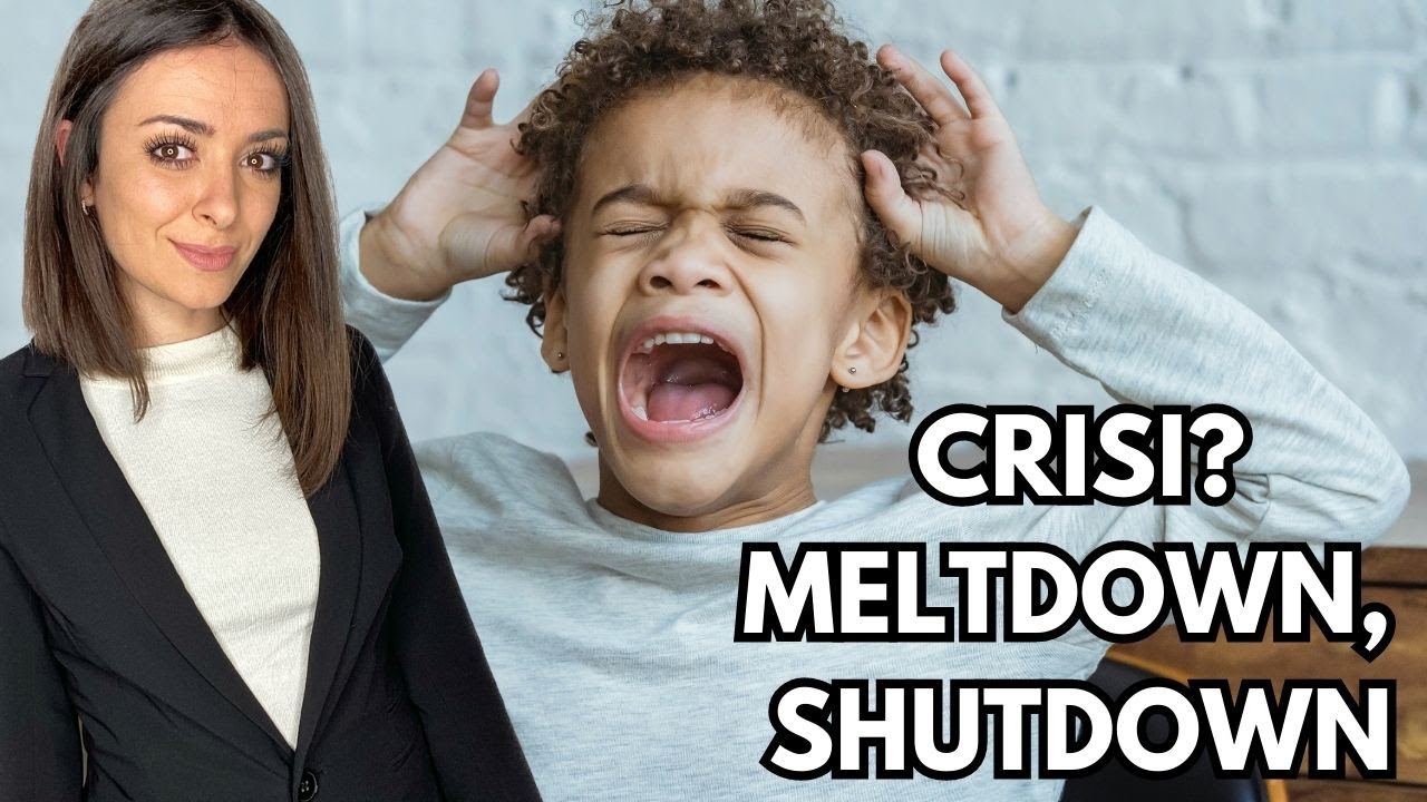 Autismo crisi: meltdown, shutdown
