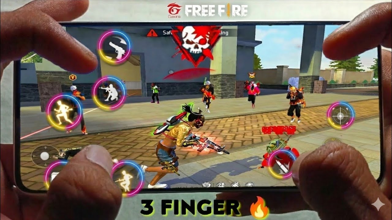 Real me 5pro free fire handcam gameplay || Realme 5 pro free fire Handcam gameplay || P - 40