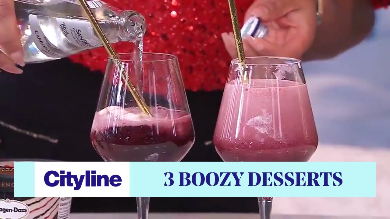 3 boozy dessert recipes for your next holiday gathering