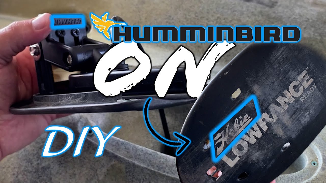 DIY - Humminbird PiranahMAX 4 DI installed into a Hobie Compass Home Made Bracket