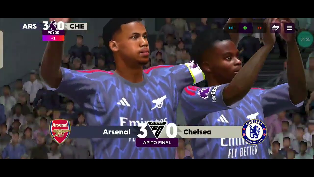 RESUMO DO JOGO ENTRE ARSENAL X CHELSEA | FC MOBILE 2026