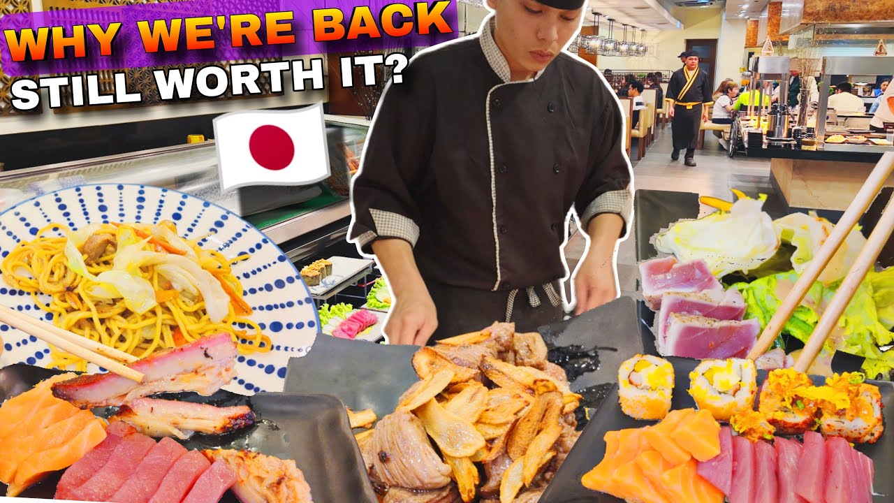 OGETSU HIME Japanese Buffet  SM Aura 🇯🇵 | ALL-YOU-CAN-EAT Honest Japanese Food Tour