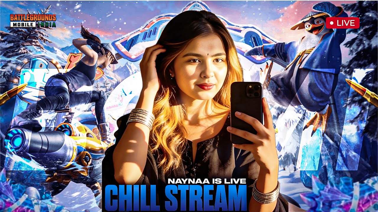 BGMI Morning Live 🔥 Chill Gameplay | Fun + Chat | NAYNAA Live #bgmilive #girlgamer #naynaa