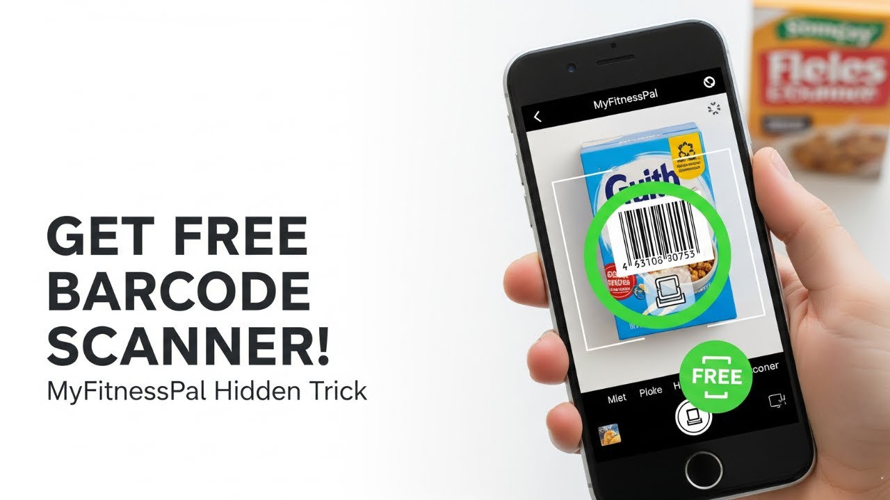 How To Get MyFitnessPal Barcode Scanner For Free!