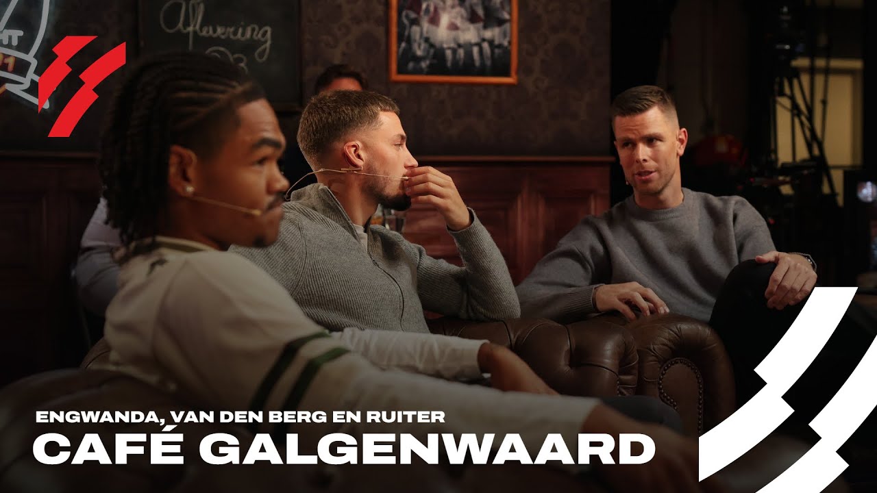 VAN DEN BERG, ENGWANDA en RUITER te gast 🍿 | CAF&Eacute; GALGENWAARD