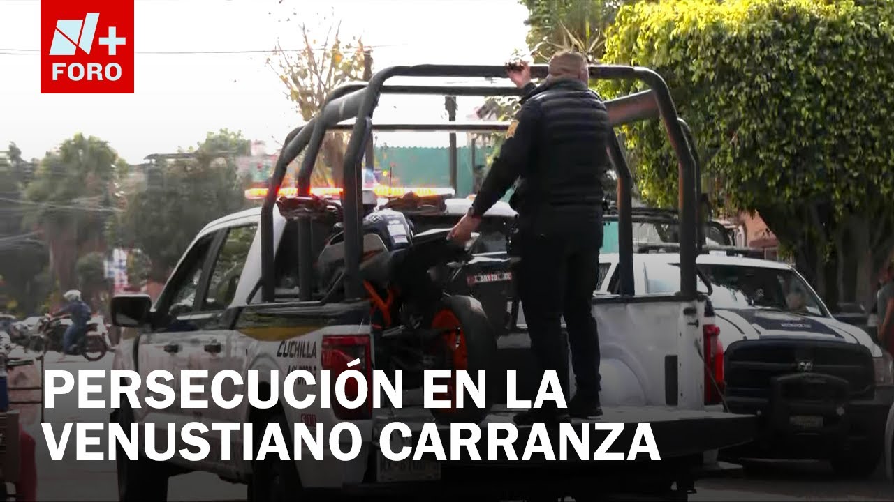 Robo en la colonia 20 de Noviembre en CDMX termina en persecución de la SSC - A las 3