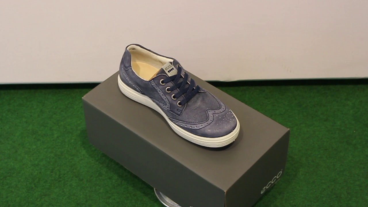 ECCO CASUAL HYBRID DAME GOLFSKO BL&Aring;