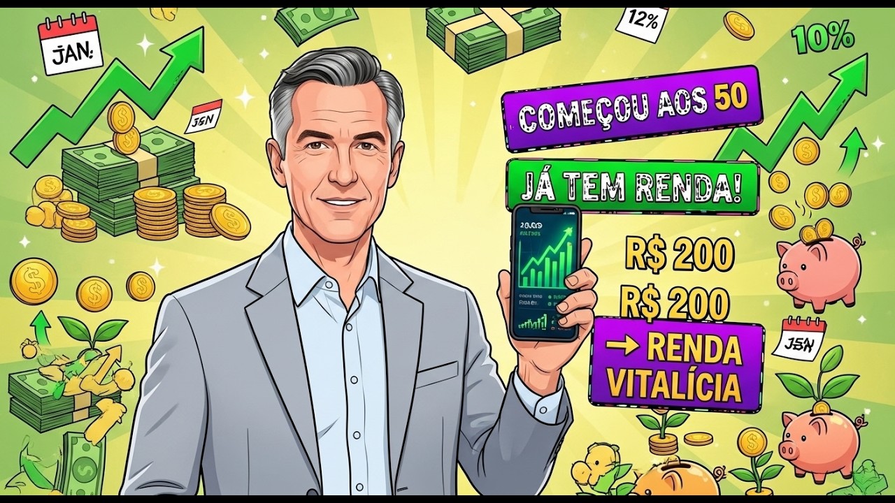 Como começar a INVESTIR após os 50 ANOS: O Plano que Gera RENDA Mensal e Tranquilidade Financeira