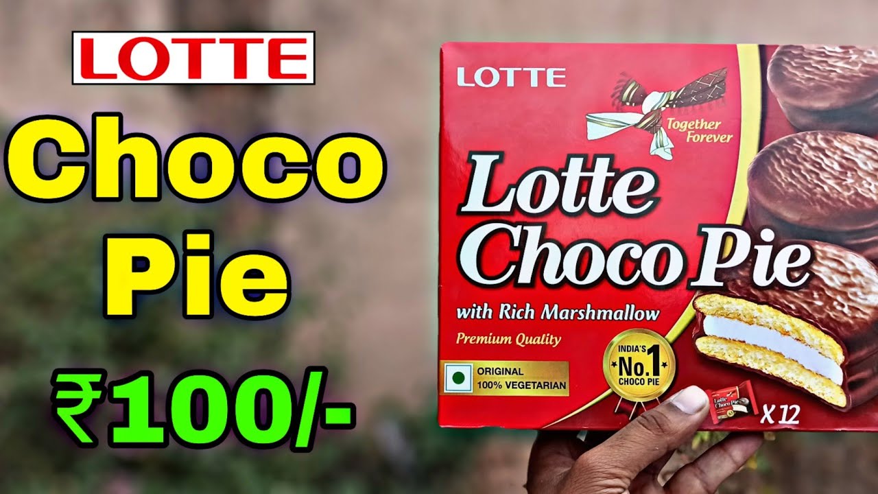 Lotte Choco Pie/Best Pie In Market/Review in hindi🇮🇳