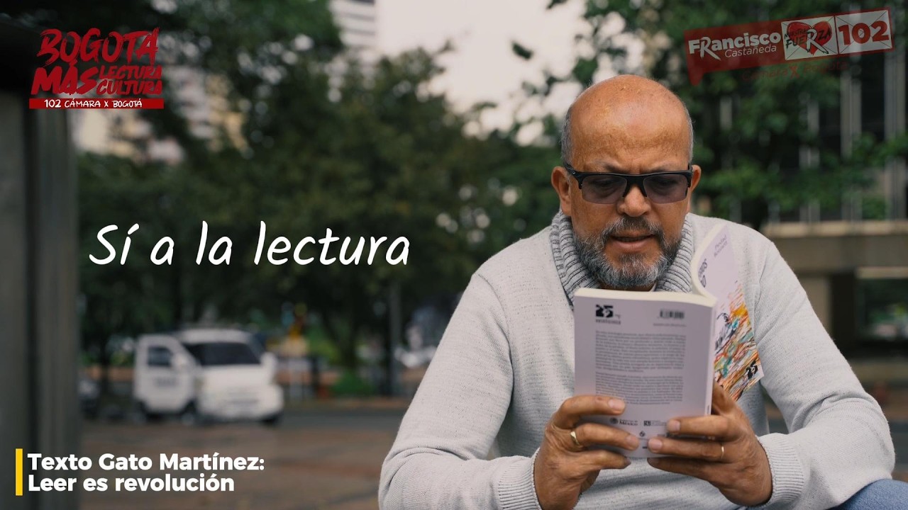Texto: Leer es revolución.  Francisco Castañeda