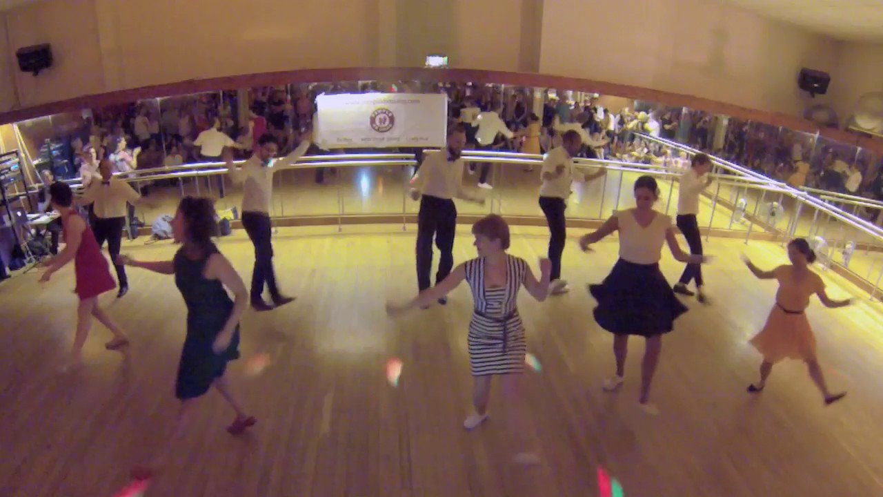 Démo lindy hop perf. Temple du swing Paris. 24 juin 17