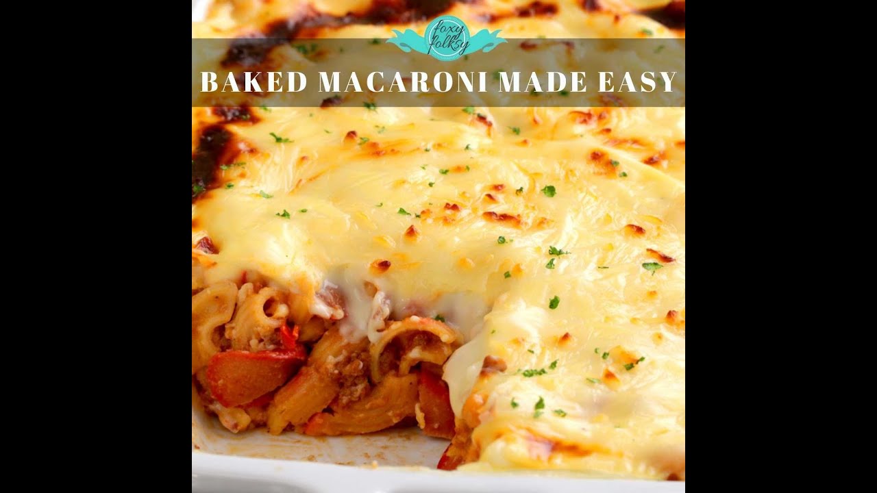 Cheesy Baked Macaroni Filipino Style | Sweet, Meaty & Crowd-Favorite