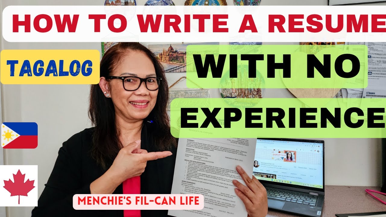 PAANO GAWIN ANG RESUME KUNG WALANG EXPERIENCE SA TRABAHO #canada #canadajobs #canadaimmigration