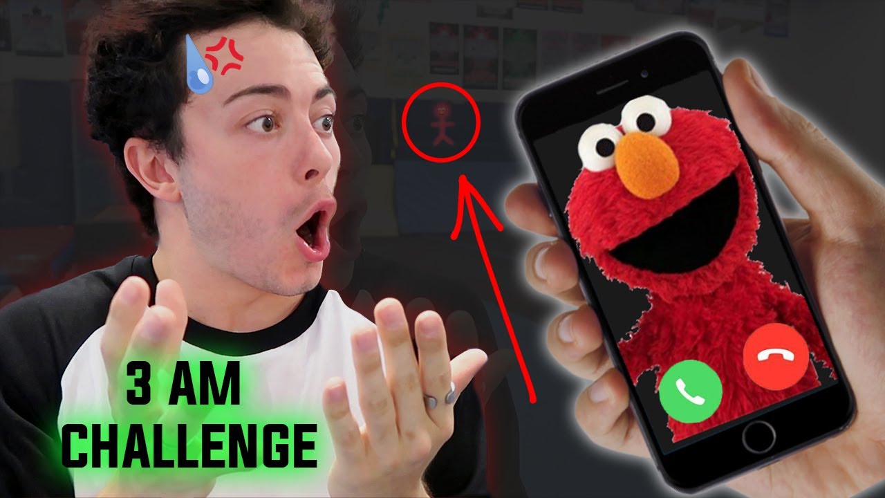 (GONE WRONG) CALLING ELMO ON FACETIME AT 3 AM // WHAT HAPPENS WHEN YOU FACETIME ELMO AT 3:00 AM