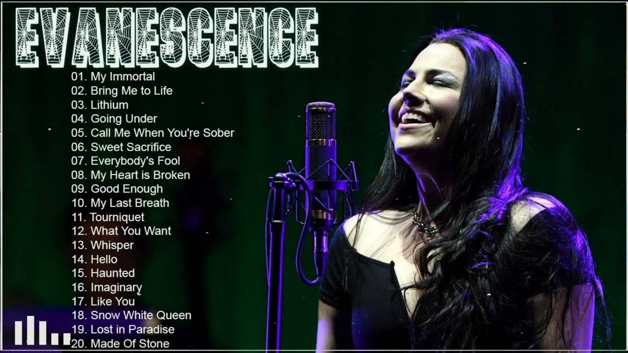 E V A N E S C E N C E Greatest Hits Full Album - Best Songs Of E V A N E S C E N C E Playlist