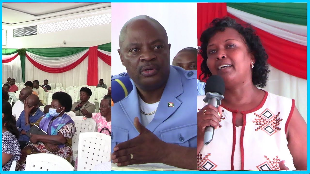 Jimmy Hatungimana, Umukuru w'Igisagara ca Bujumbura, aragabisha abarongozi b'ihoteri Kiriri Garden