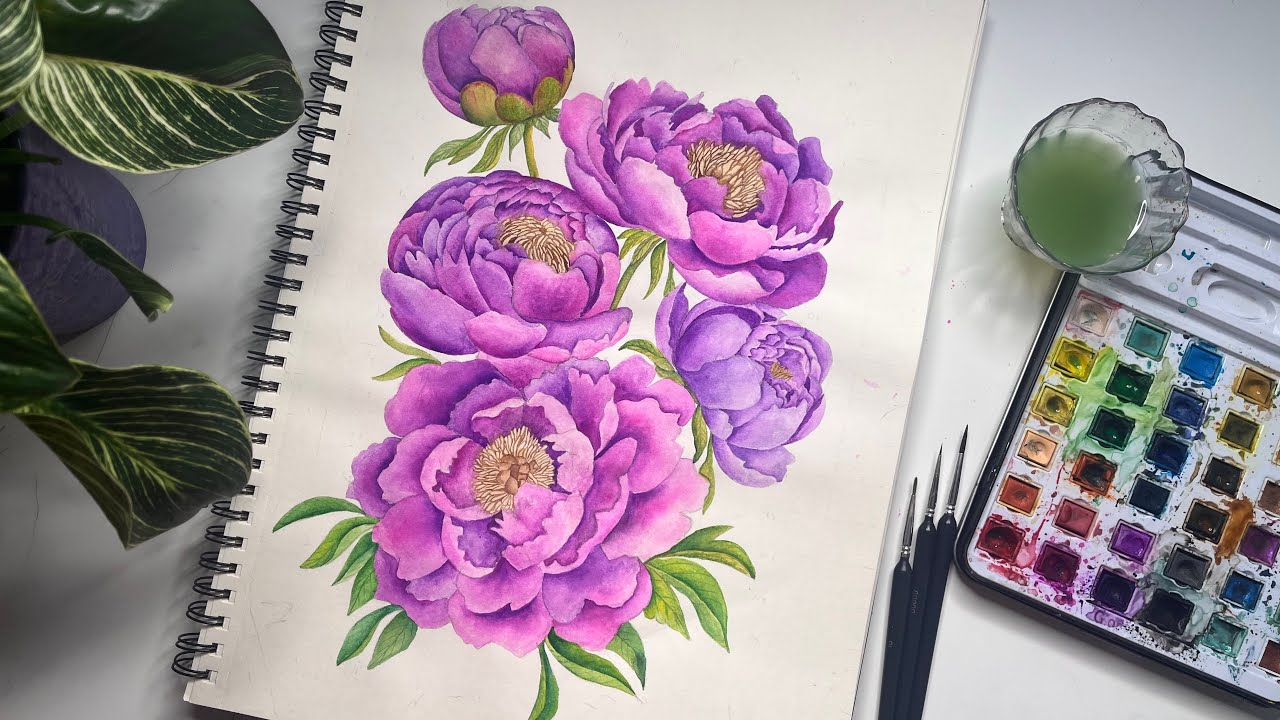 Florals in watercolour