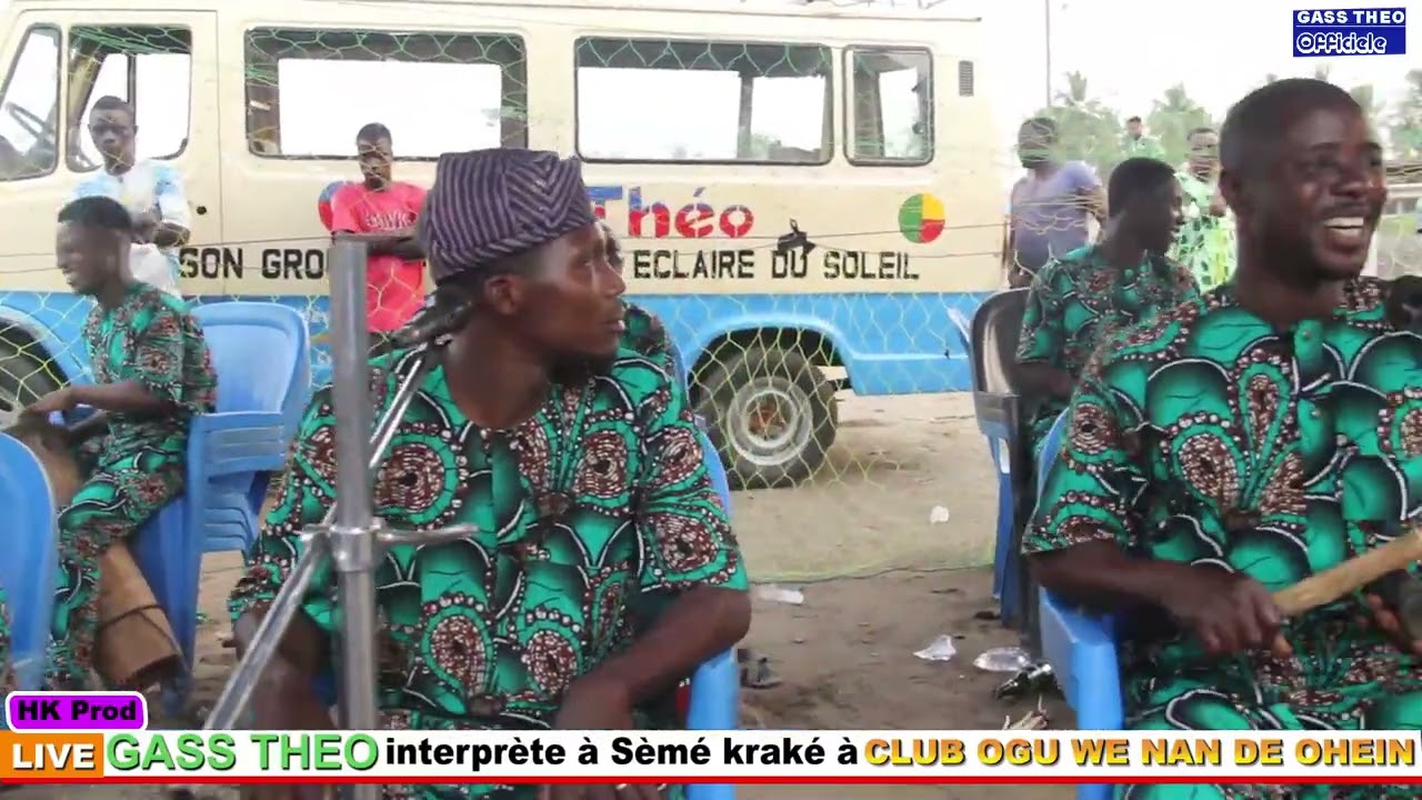 Gass Théo en live à sèmé Kraké chez les fans clubs OGU WE NAN DE OHEIN