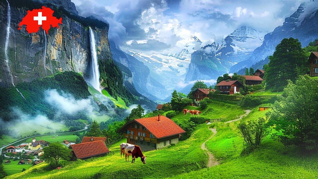 Wengen, Lauterbrunnen, Switzerland 🇨🇭 Best Walking Tour 4K - Most Beautiful Swiss Villages