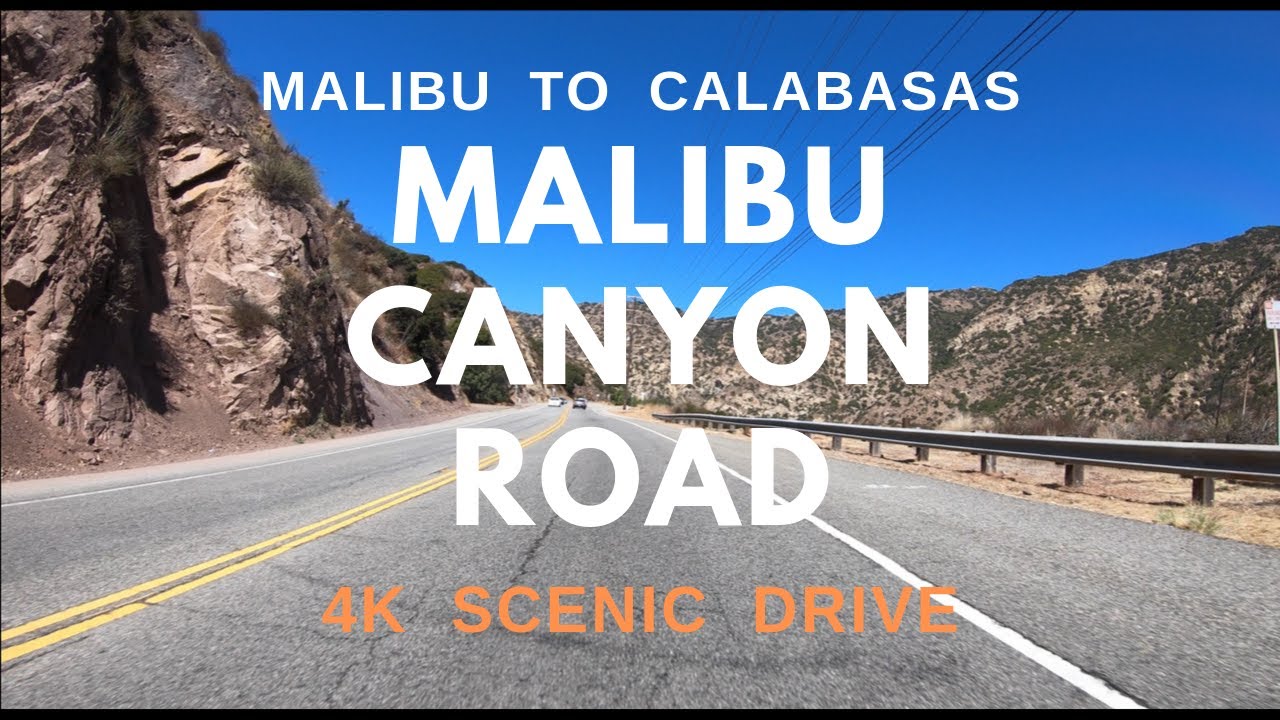 Malibu Canyon Road (Sunny) 4K Drive - Malibu to Calabasas