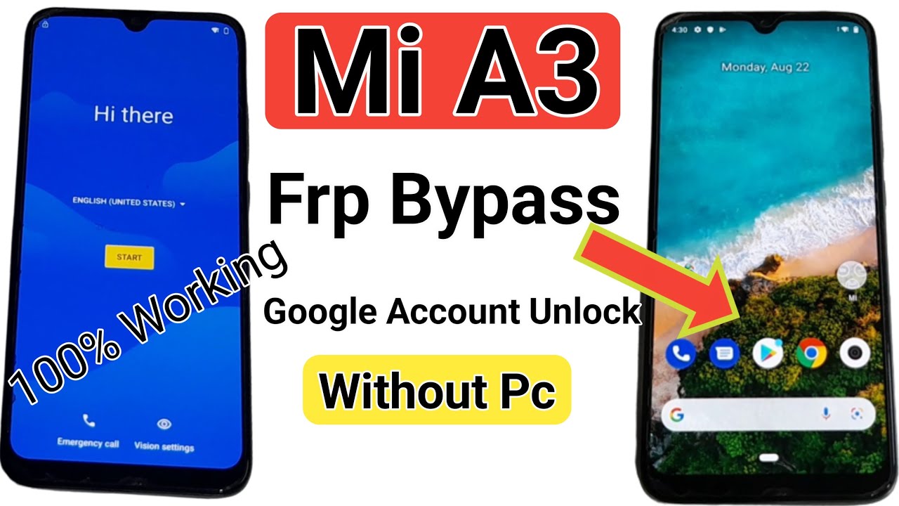 Mi A3 frp bypass l Xiaomi A3 Frp Bypass l Mi a3 Google Account Unlock @biswajitjbt288