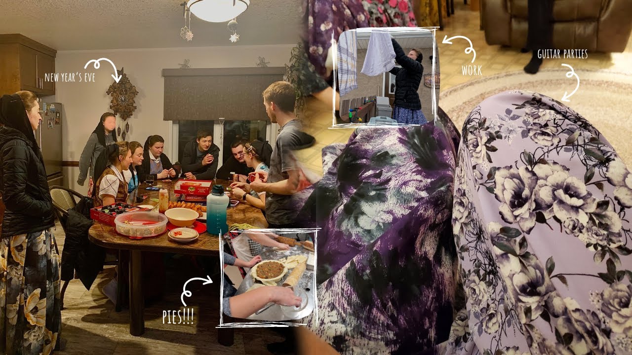 ringing in the new year Hutterite style....vlog 185