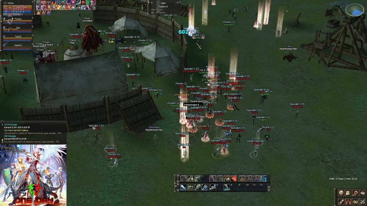 Lineage 2 Order vs Chaos - Early game